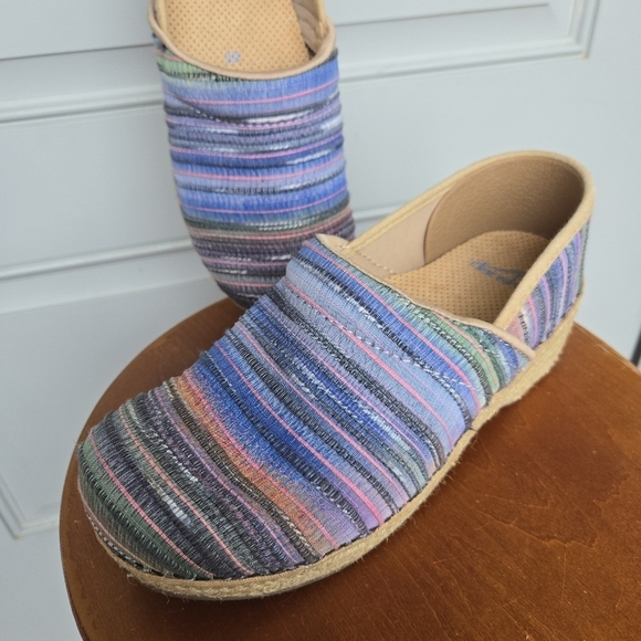 Dansko Professional Jute Artisan Weave Espadrille Clog - Picture 2 of 11